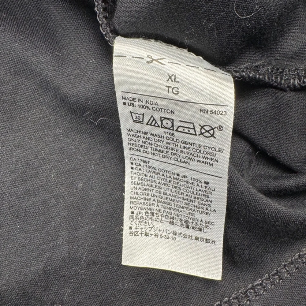 Banana Republic Mens XL Black Short Sleeve Cotton Polo Shirt Solid Casual‎ Top